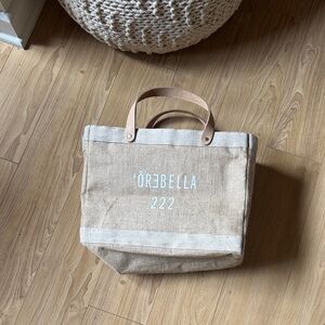 Örebella Tan Canvas Tote Bag